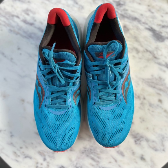 Saucony Endorphin Shift 2 Men’s Running Shoes | Blue/Red | Size 9.5 - Picture 9 of 14